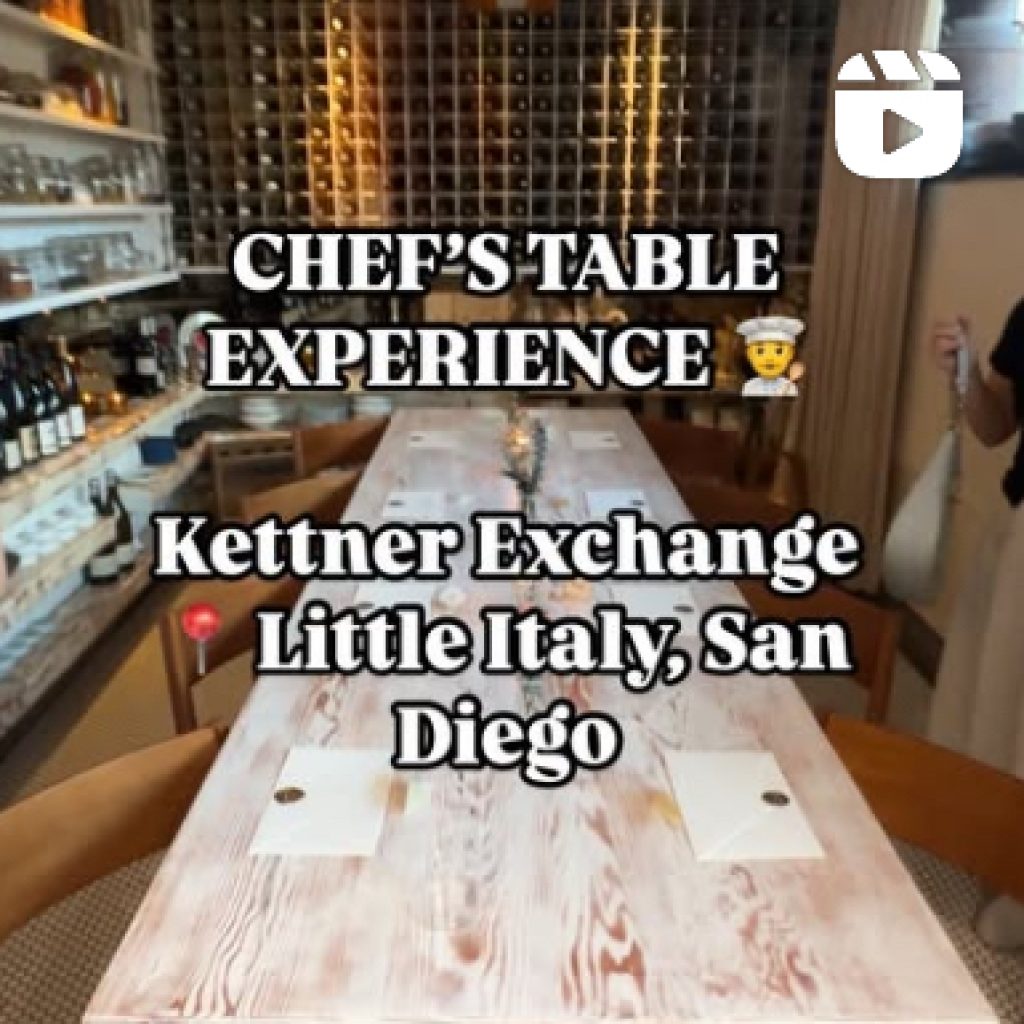 Chef's Table at Kettner Exchange San Diego